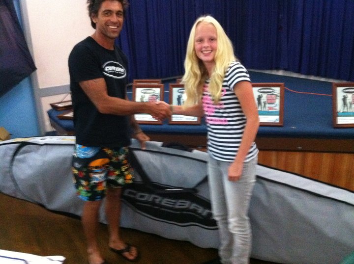 One of the licky winners of Coreban Stand Up Paddle Race - a new Coreban 12'6 Alpha Race board