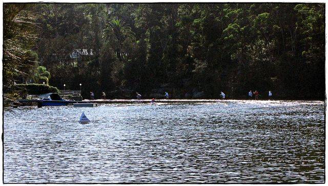 Coreban SUP Race in progress