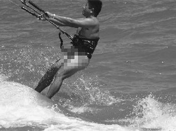 Naked kitesurfing in China! - Kitesurfing News
