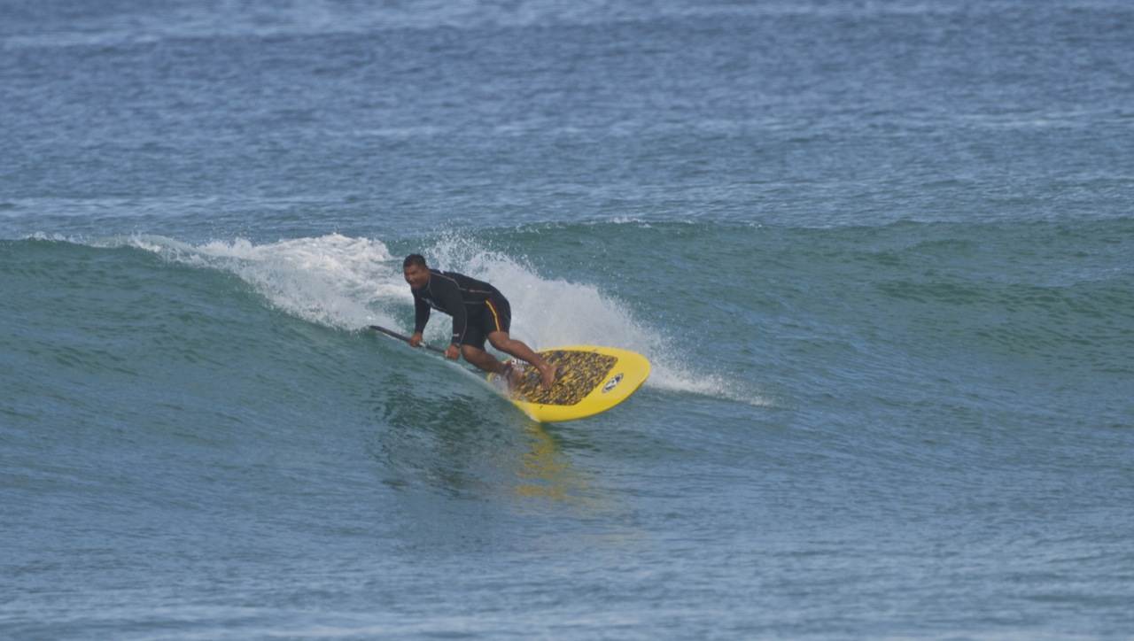 Bend Your Knees when Stand Up Paddle surfing