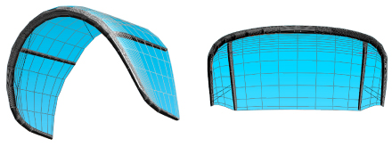 Naish Fly Kite's two-strut design