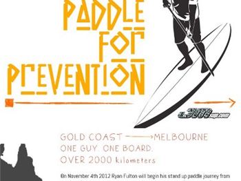 Ryan's (Stand Up) Paddle for Prevention starts today! - Stand Up Paddle News